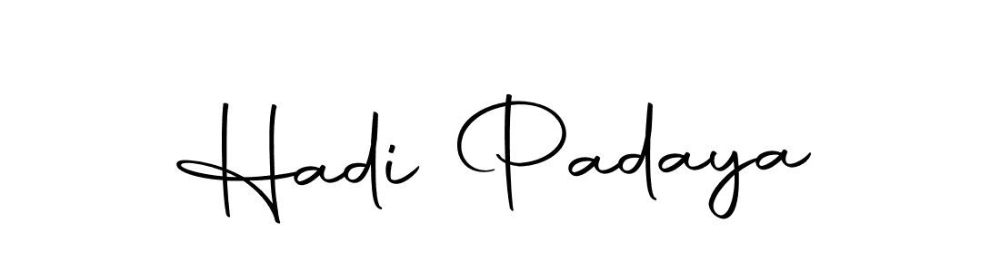 Design your own signature with our free online signature maker. With this signature software, you can create a handwritten (Autography-DOLnW) signature for name Hadi Padaya. Hadi Padaya signature style 10 images and pictures png