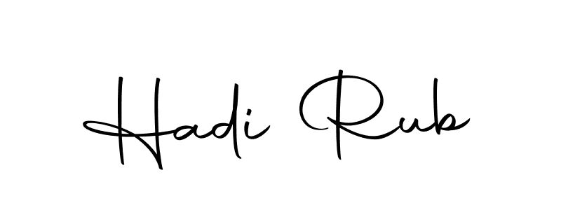 Autography-DOLnW is a professional signature style that is perfect for those who want to add a touch of class to their signature. It is also a great choice for those who want to make their signature more unique. Get Hadi Rub name to fancy signature for free. Hadi Rub signature style 10 images and pictures png