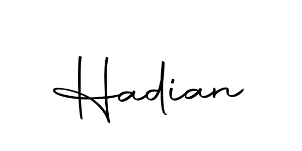 How to make Hadian signature? Autography-DOLnW is a professional autograph style. Create handwritten signature for Hadian name. Hadian signature style 10 images and pictures png