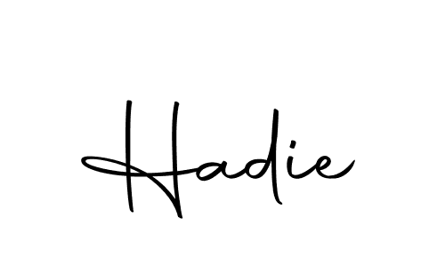 How to make Hadie name signature. Use Autography-DOLnW style for creating short signs online. This is the latest handwritten sign. Hadie signature style 10 images and pictures png