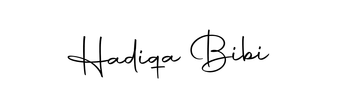 Create a beautiful signature design for name Hadiqa Bibi. With this signature (Autography-DOLnW) fonts, you can make a handwritten signature for free. Hadiqa Bibi signature style 10 images and pictures png