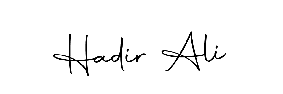 Here are the top 10 professional signature styles for the name Hadir Ali. These are the best autograph styles you can use for your name. Hadir Ali signature style 10 images and pictures png