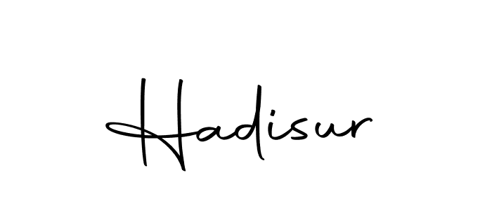 Make a beautiful signature design for name Hadisur. With this signature (Autography-DOLnW) style, you can create a handwritten signature for free. Hadisur signature style 10 images and pictures png