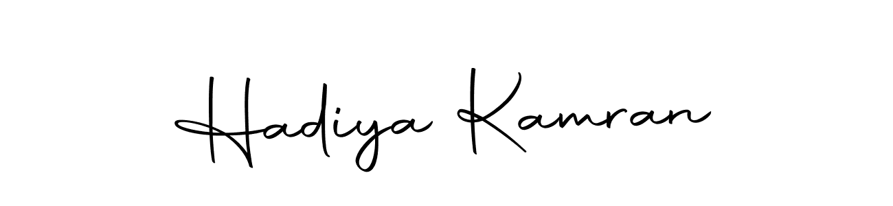 Make a beautiful signature design for name Hadiya Kamran. With this signature (Autography-DOLnW) style, you can create a handwritten signature for free. Hadiya Kamran signature style 10 images and pictures png