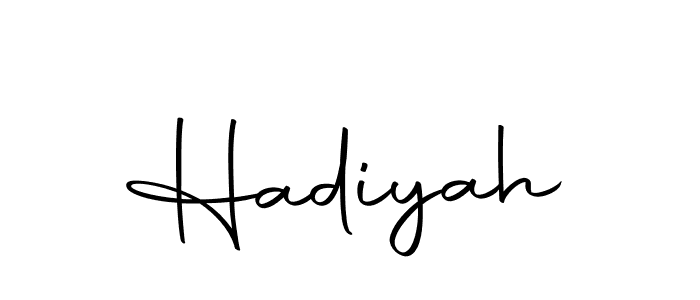 How to make Hadiyah signature? Autography-DOLnW is a professional autograph style. Create handwritten signature for Hadiyah name. Hadiyah signature style 10 images and pictures png