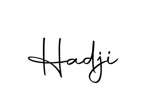 How to make Hadji signature? Autography-DOLnW is a professional autograph style. Create handwritten signature for Hadji name. Hadji signature style 10 images and pictures png
