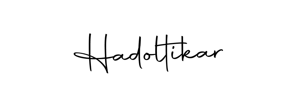 Use a signature maker to create a handwritten signature online. With this signature software, you can design (Autography-DOLnW) your own signature for name Hadoltikar. Hadoltikar signature style 10 images and pictures png