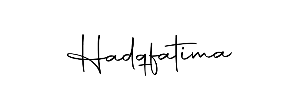 The best way (Autography-DOLnW) to make a short signature is to pick only two or three words in your name. The name Hadqfatima include a total of six letters. For converting this name. Hadqfatima signature style 10 images and pictures png