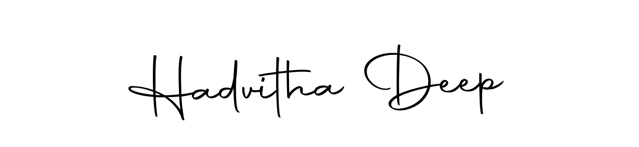 It looks lik you need a new signature style for name Hadvitha Deep. Design unique handwritten (Autography-DOLnW) signature with our free signature maker in just a few clicks. Hadvitha Deep signature style 10 images and pictures png