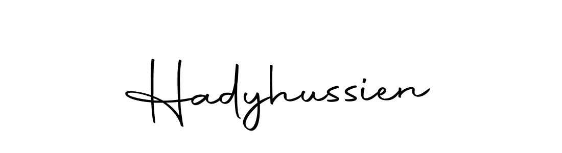 How to make Hadyhussien signature? Autography-DOLnW is a professional autograph style. Create handwritten signature for Hadyhussien name. Hadyhussien signature style 10 images and pictures png