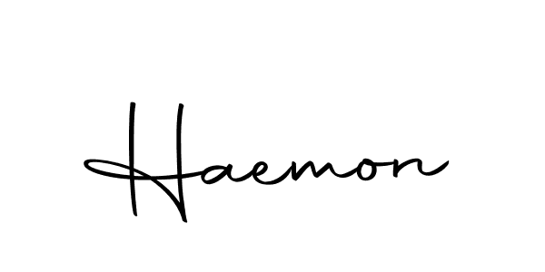 Create a beautiful signature design for name Haemon. With this signature (Autography-DOLnW) fonts, you can make a handwritten signature for free. Haemon signature style 10 images and pictures png