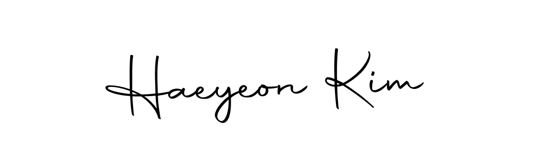 Similarly Autography-DOLnW is the best handwritten signature design. Signature creator online .You can use it as an online autograph creator for name Haeyeon Kim. Haeyeon Kim signature style 10 images and pictures png
