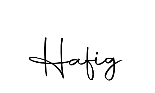 Create a beautiful signature design for name Hafig. With this signature (Autography-DOLnW) fonts, you can make a handwritten signature for free. Hafig signature style 10 images and pictures png