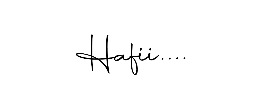 Make a beautiful signature design for name Hafii..... With this signature (Autography-DOLnW) style, you can create a handwritten signature for free. Hafii.... signature style 10 images and pictures png