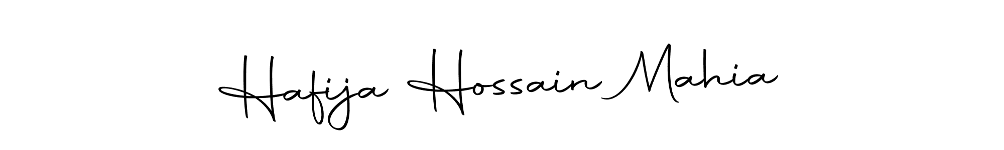 Design your own signature with our free online signature maker. With this signature software, you can create a handwritten (Autography-DOLnW) signature for name Hafija Hossain Mahia. Hafija Hossain Mahia signature style 10 images and pictures png