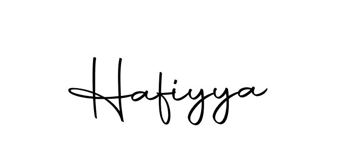 Design your own signature with our free online signature maker. With this signature software, you can create a handwritten (Autography-DOLnW) signature for name Hafiyya. Hafiyya signature style 10 images and pictures png
