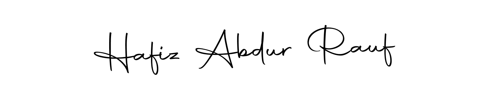 Design your own signature with our free online signature maker. With this signature software, you can create a handwritten (Autography-DOLnW) signature for name Hafiz Abdur Rauf. Hafiz Abdur Rauf signature style 10 images and pictures png