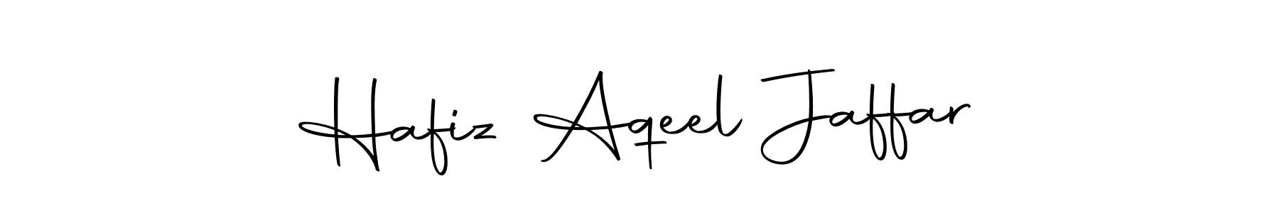 Make a beautiful signature design for name Hafiz Aqeel Jaffar. With this signature (Autography-DOLnW) style, you can create a handwritten signature for free. Hafiz Aqeel Jaffar signature style 10 images and pictures png