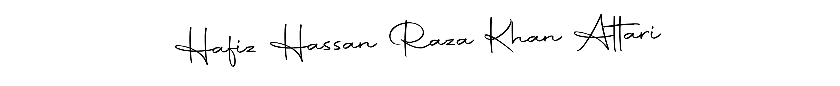 Similarly Autography-DOLnW is the best handwritten signature design. Signature creator online .You can use it as an online autograph creator for name Hafiz Hassan Raza Khan Attari. Hafiz Hassan Raza Khan Attari signature style 10 images and pictures png