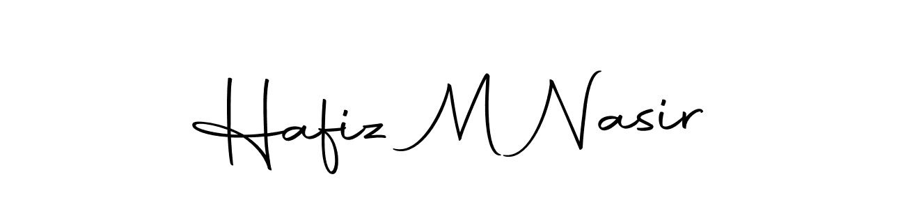 Use a signature maker to create a handwritten signature online. With this signature software, you can design (Autography-DOLnW) your own signature for name Hafiz M Nasir. Hafiz M Nasir signature style 10 images and pictures png