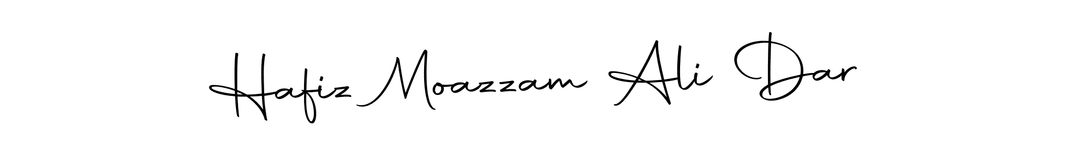 Make a beautiful signature design for name Hafiz Moazzam Ali Dar. With this signature (Autography-DOLnW) style, you can create a handwritten signature for free. Hafiz Moazzam Ali Dar signature style 10 images and pictures png