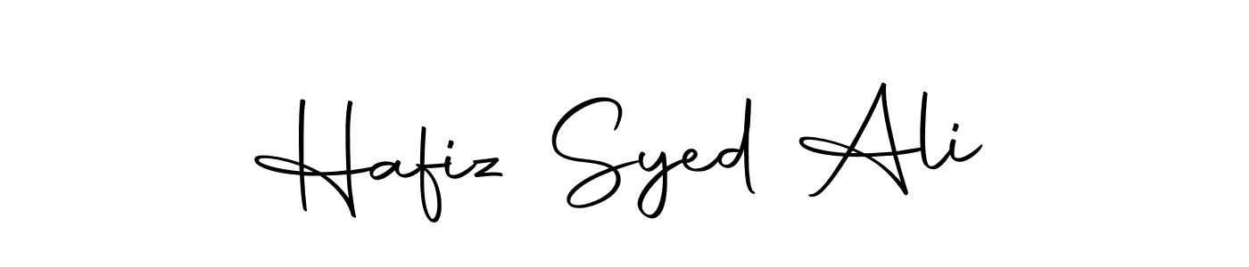 Create a beautiful signature design for name Hafiz Syed Ali. With this signature (Autography-DOLnW) fonts, you can make a handwritten signature for free. Hafiz Syed Ali signature style 10 images and pictures png