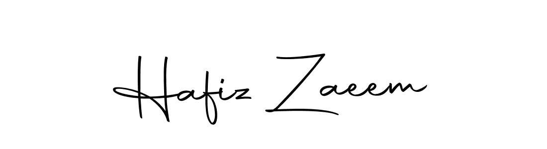 Create a beautiful signature design for name Hafiz Zaeem. With this signature (Autography-DOLnW) fonts, you can make a handwritten signature for free. Hafiz Zaeem signature style 10 images and pictures png