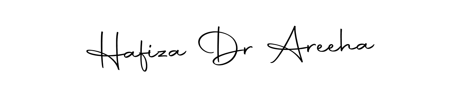 Autography-DOLnW is a professional signature style that is perfect for those who want to add a touch of class to their signature. It is also a great choice for those who want to make their signature more unique. Get Hafiza Dr Areeha name to fancy signature for free. Hafiza Dr Areeha signature style 10 images and pictures png