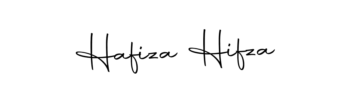 Design your own signature with our free online signature maker. With this signature software, you can create a handwritten (Autography-DOLnW) signature for name Hafiza Hifza. Hafiza Hifza signature style 10 images and pictures png