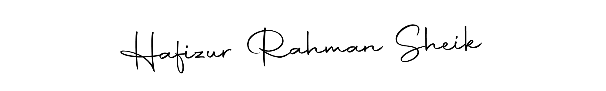 How to make Hafizur Rahman Sheik name signature. Use Autography-DOLnW style for creating short signs online. This is the latest handwritten sign. Hafizur Rahman Sheik signature style 10 images and pictures png