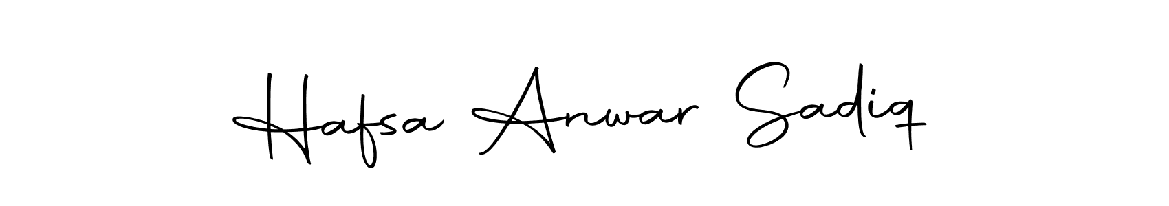 Here are the top 10 professional signature styles for the name Hafsa Anwar Sadiq. These are the best autograph styles you can use for your name. Hafsa Anwar Sadiq signature style 10 images and pictures png