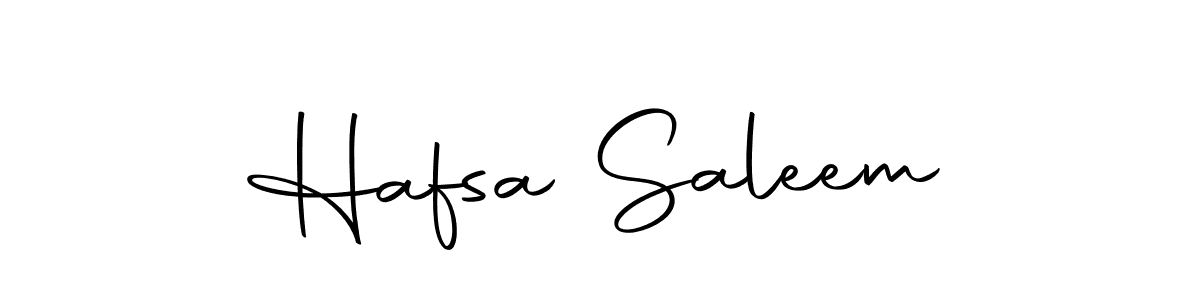 Use a signature maker to create a handwritten signature online. With this signature software, you can design (Autography-DOLnW) your own signature for name Hafsa Saleem. Hafsa Saleem signature style 10 images and pictures png