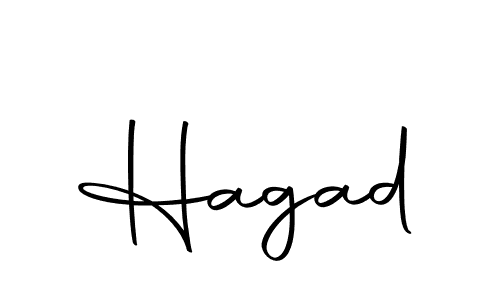 Here are the top 10 professional signature styles for the name Hagad. These are the best autograph styles you can use for your name. Hagad signature style 10 images and pictures png