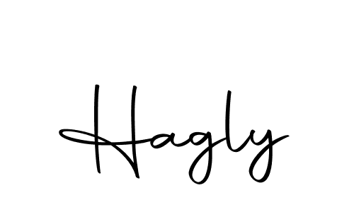Use a signature maker to create a handwritten signature online. With this signature software, you can design (Autography-DOLnW) your own signature for name Hagly. Hagly signature style 10 images and pictures png