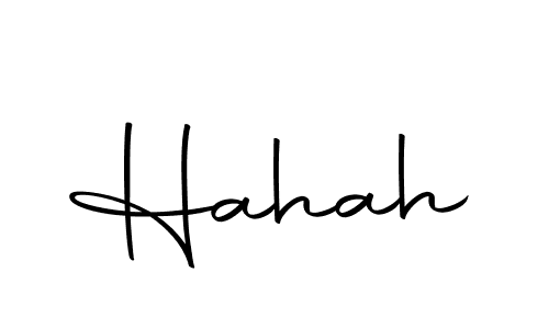 Create a beautiful signature design for name Hahah. With this signature (Autography-DOLnW) fonts, you can make a handwritten signature for free. Hahah signature style 10 images and pictures png
