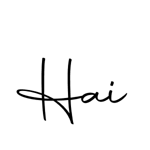 Make a beautiful signature design for name Hai. Use this online signature maker to create a handwritten signature for free. Hai signature style 10 images and pictures png