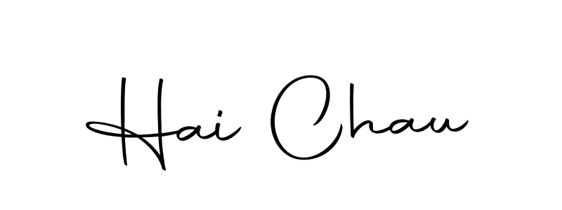 Hai Chau stylish signature style. Best Handwritten Sign (Autography-DOLnW) for my name. Handwritten Signature Collection Ideas for my name Hai Chau. Hai Chau signature style 10 images and pictures png