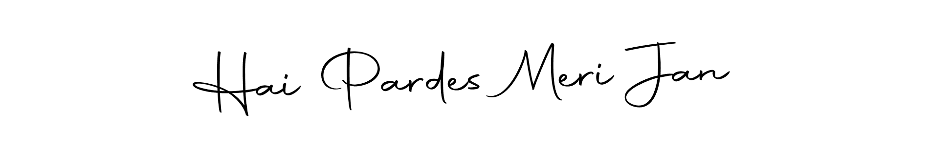 if you are searching for the best signature style for your name Hai Pardes Meri Jan. so please give up your signature search. here we have designed multiple signature styles  using Autography-DOLnW. Hai Pardes Meri Jan signature style 10 images and pictures png