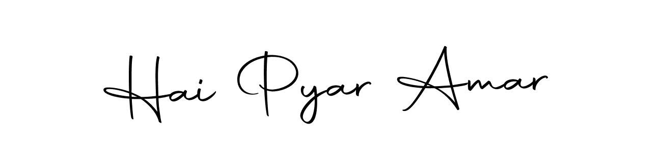 Design your own signature with our free online signature maker. With this signature software, you can create a handwritten (Autography-DOLnW) signature for name Hai Pyar Amar. Hai Pyar Amar signature style 10 images and pictures png