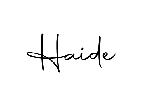 Also we have Haide name is the best signature style. Create professional handwritten signature collection using Autography-DOLnW autograph style. Haide signature style 10 images and pictures png