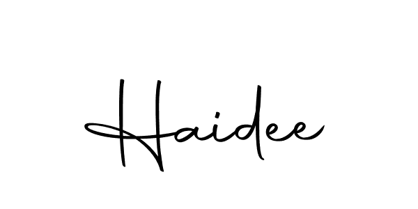 This is the best signature style for the Haidee name. Also you like these signature font (Autography-DOLnW). Mix name signature. Haidee signature style 10 images and pictures png