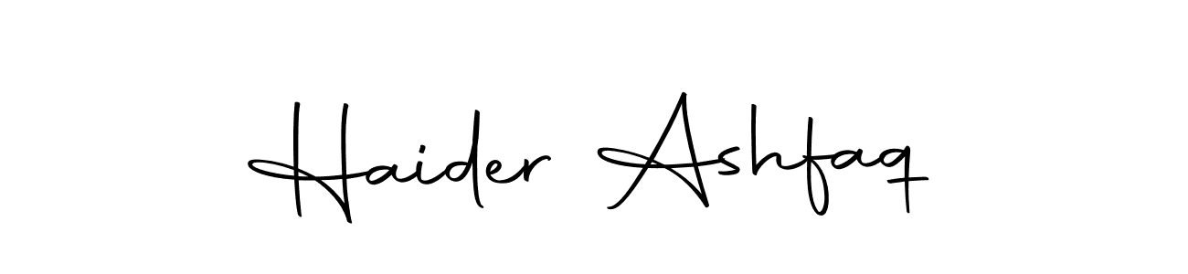 Make a beautiful signature design for name Haider Ashfaq. With this signature (Autography-DOLnW) style, you can create a handwritten signature for free. Haider Ashfaq signature style 10 images and pictures png