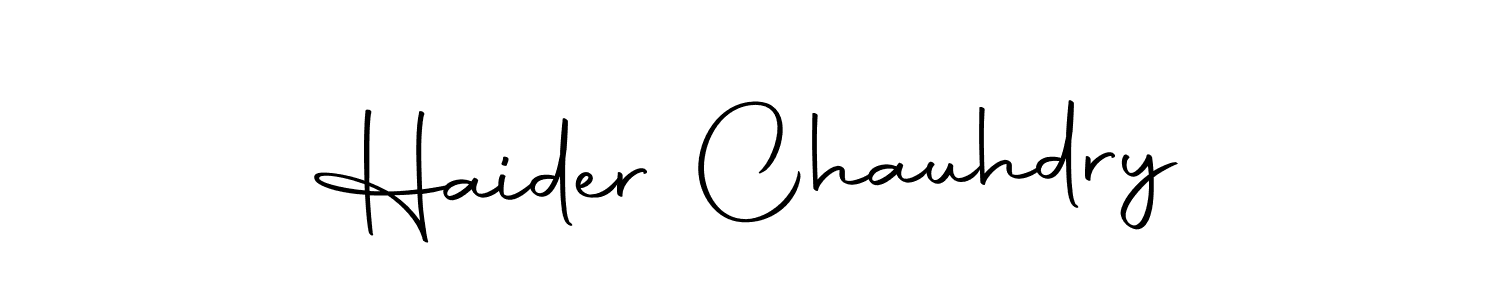 if you are searching for the best signature style for your name Haider Chauhdry. so please give up your signature search. here we have designed multiple signature styles  using Autography-DOLnW. Haider Chauhdry signature style 10 images and pictures png