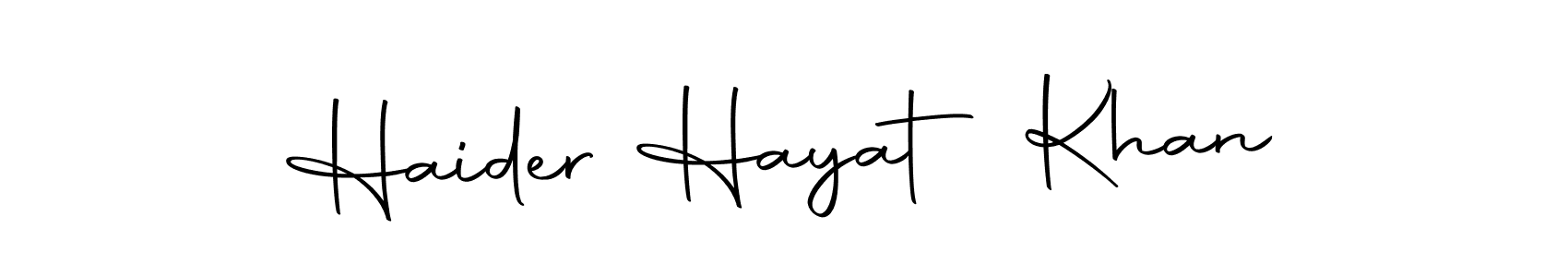 Once you've used our free online signature maker to create your best signature Autography-DOLnW style, it's time to enjoy all of the benefits that Haider Hayat Khan name signing documents. Haider Hayat Khan signature style 10 images and pictures png
