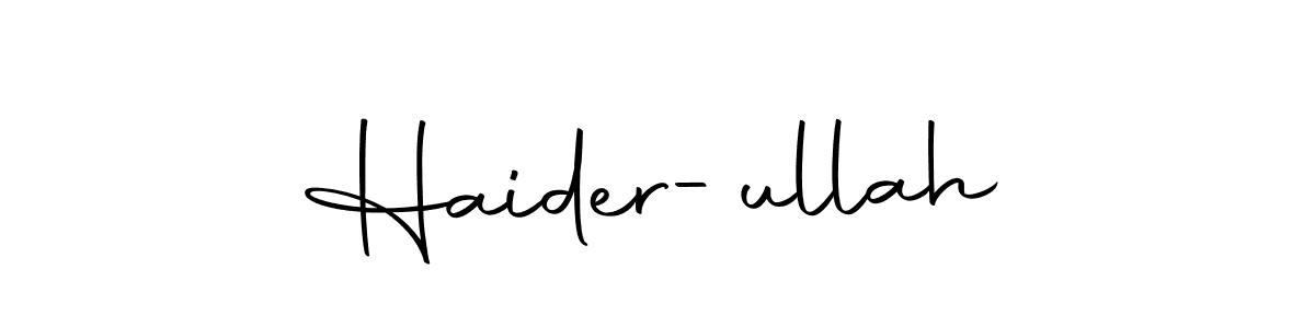 Here are the top 10 professional signature styles for the name Haider-ullah. These are the best autograph styles you can use for your name. Haider-ullah signature style 10 images and pictures png