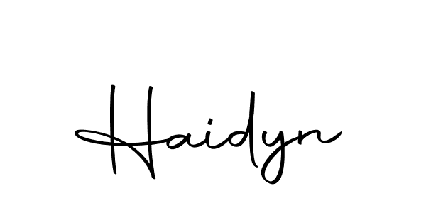 You should practise on your own different ways (Autography-DOLnW) to write your name (Haidyn) in signature. don't let someone else do it for you. Haidyn signature style 10 images and pictures png