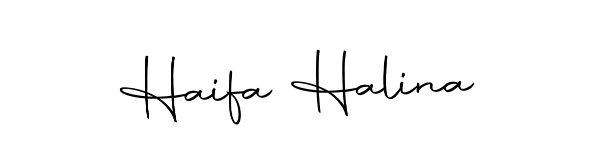 Check out images of Autograph of Haifa Halina name. Actor Haifa Halina Signature Style. Autography-DOLnW is a professional sign style online. Haifa Halina signature style 10 images and pictures png