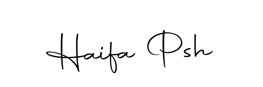 Here are the top 10 professional signature styles for the name Haifa Psh. These are the best autograph styles you can use for your name. Haifa Psh signature style 10 images and pictures png