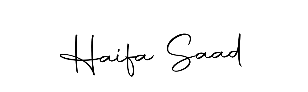 How to make Haifa Saad signature? Autography-DOLnW is a professional autograph style. Create handwritten signature for Haifa Saad name. Haifa Saad signature style 10 images and pictures png