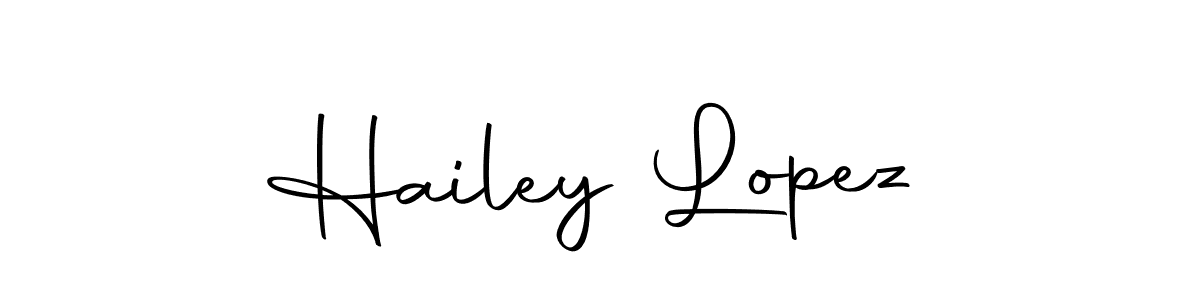 Hailey Lopez stylish signature style. Best Handwritten Sign (Autography-DOLnW) for my name. Handwritten Signature Collection Ideas for my name Hailey Lopez. Hailey Lopez signature style 10 images and pictures png